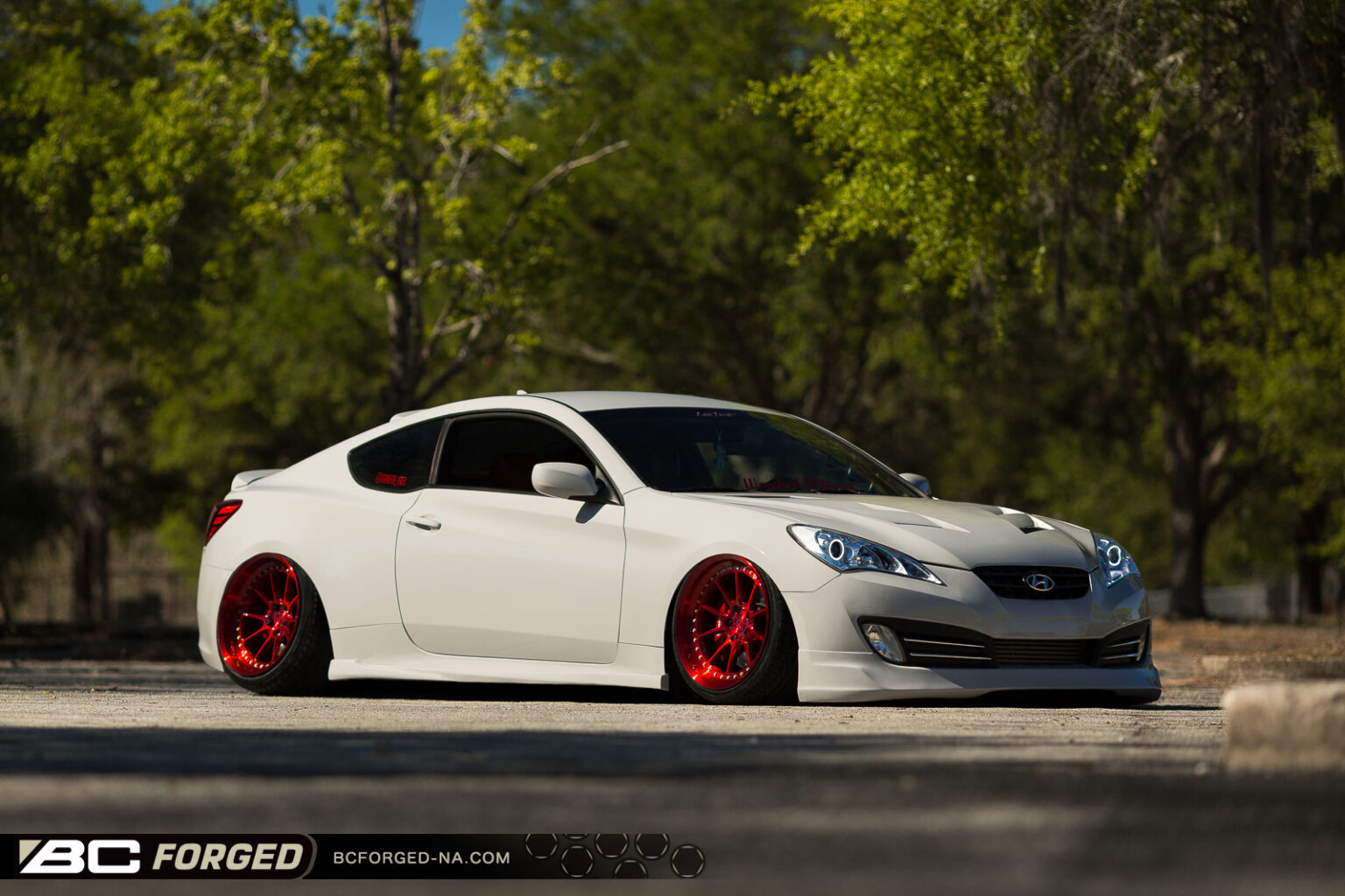 YOEL’S BAGGED HYUNDAI GENESIS – 19″ LE10 - BC Forged NA