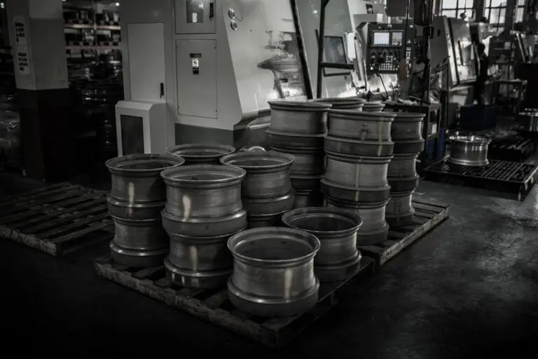 Platte of forgings ready to be lathed