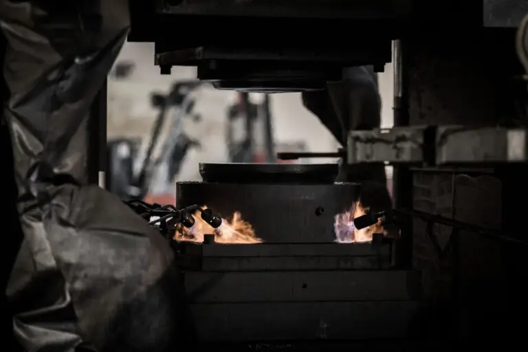 Forging press process complete