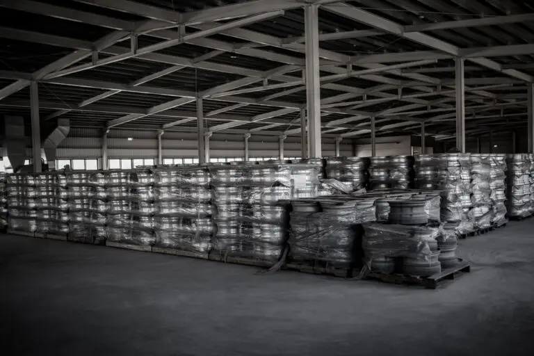 Warehouse full of forging stock
