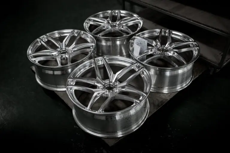 Completed set of wheels