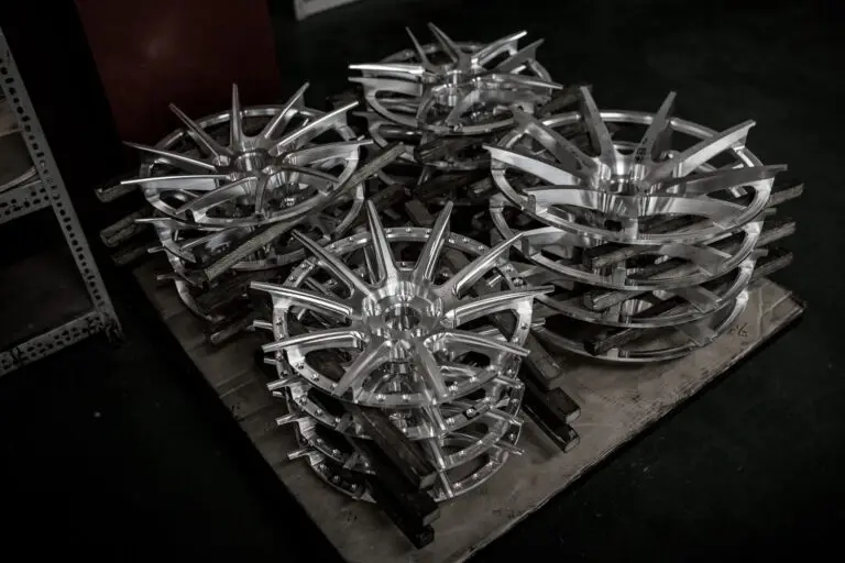 Completed sets of wheel faces