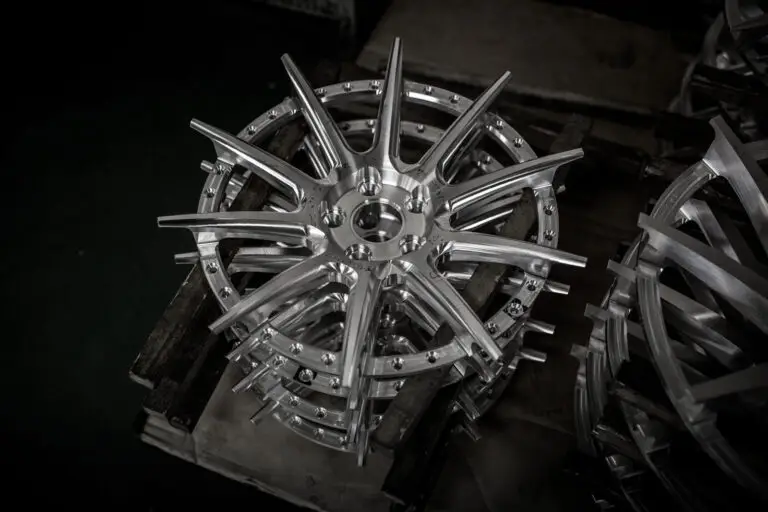 Completed sets of wheel faces detail